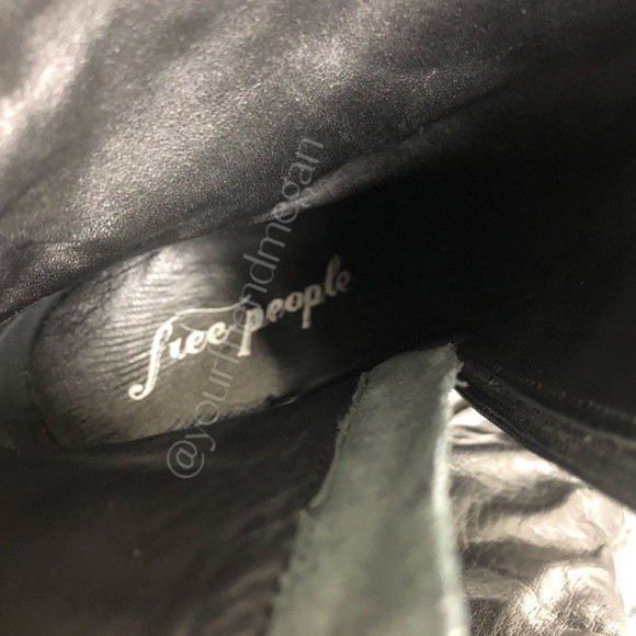Free People Barclay Western Black Ankle Boots - Picture 10 of 13